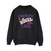 Willy Wonka & The Chocolate Factory Womens/Ladies Chocolate Bar Love Sweatshirt