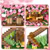 B&LHCX Cherry Bonsai Tree Building Sets for Girls Mini Building Blocks of Cherry Blossom Bonsai Tree Kit,2008pcs Mini Bricks Sakura Tree House, Good