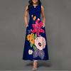 2025 New Fashion Trend Dresses Spring Summer Printed Waist Dresses Fashion Women's