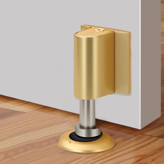 Magnetic Door Stopper Wall Protector No Drilling Anti-collision Windproof Door Holder Carpet Tile Concrete Wooden Floor Zinc Alloy Doorstop