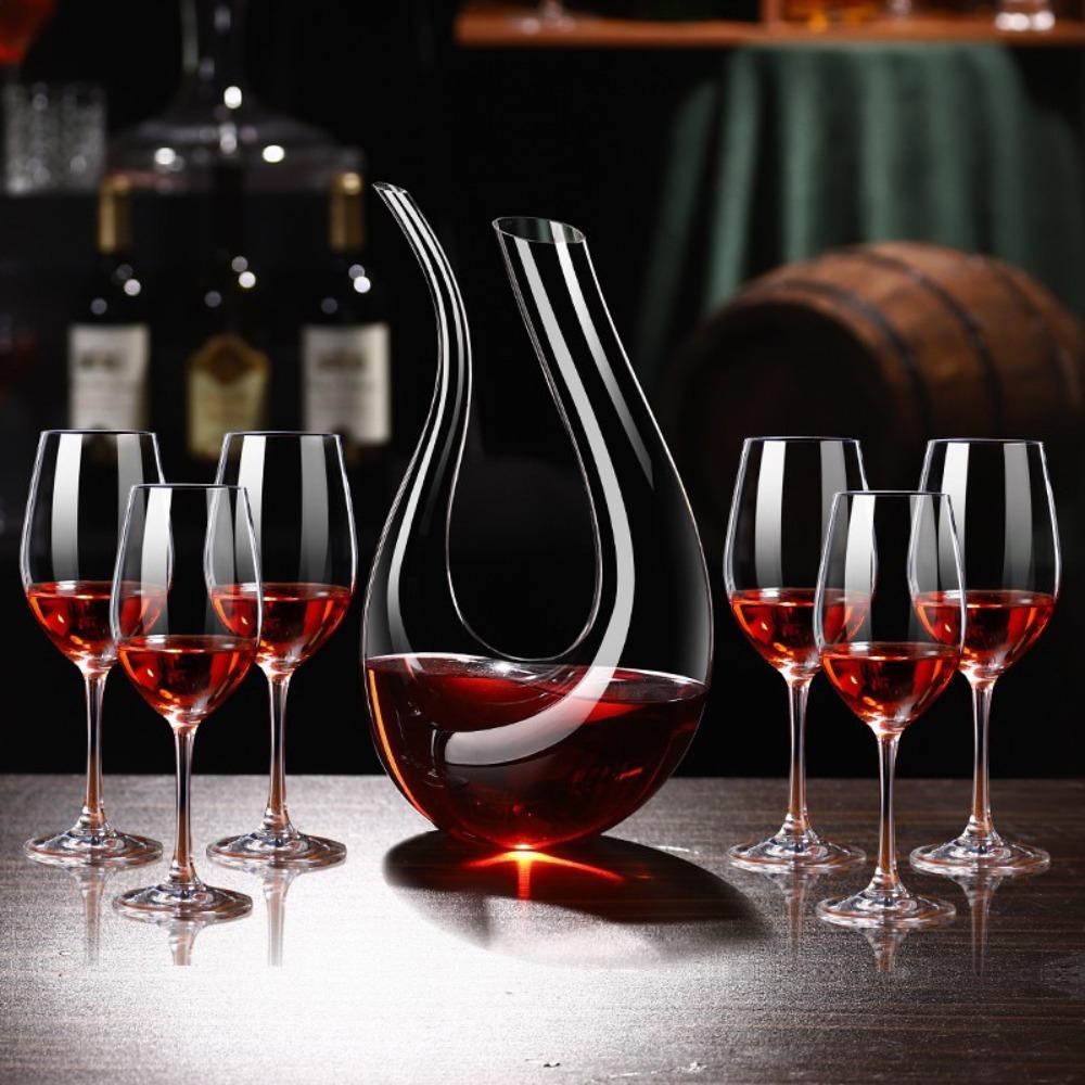 Swan Design U-shaped Wine Decanter 1.2L Wine Dispenser Wine Accessories Carafe Wine Aerator  Party