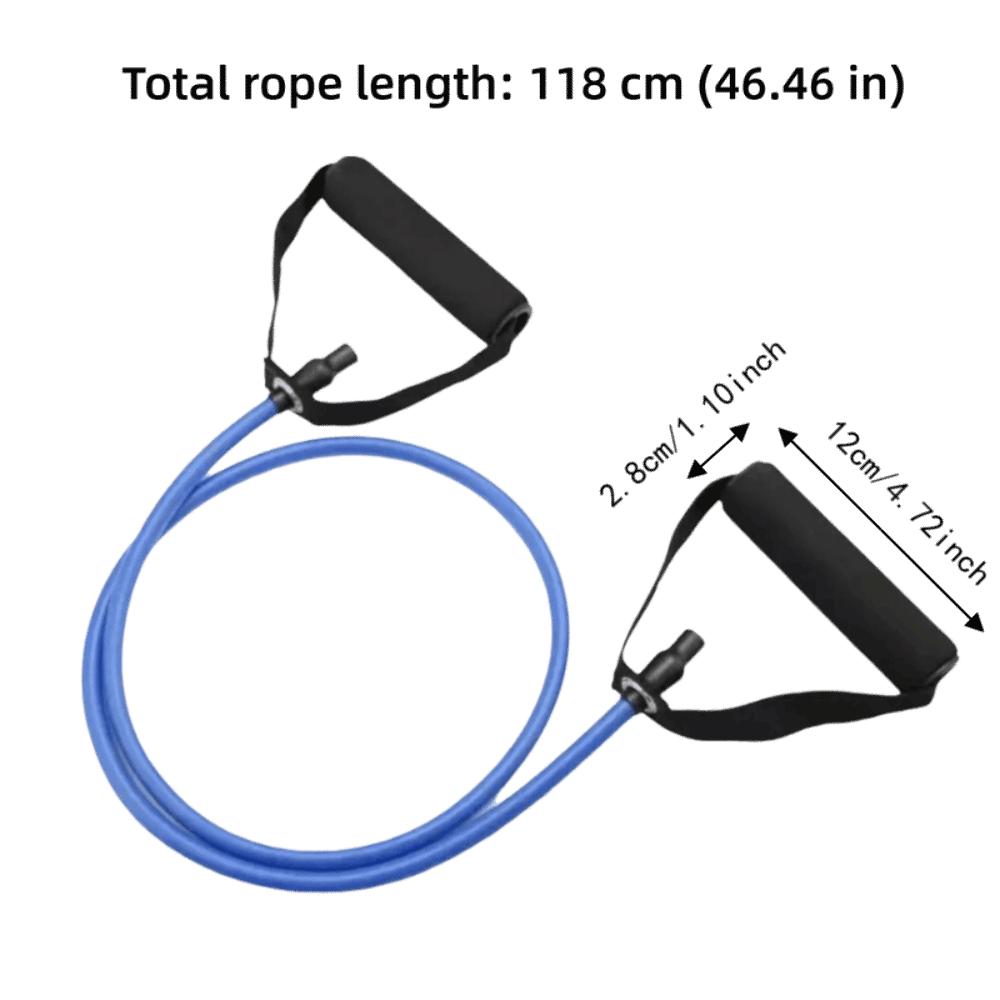 2PCS Elastic Material Exercise Band 25LB Resistance Band Gym Training