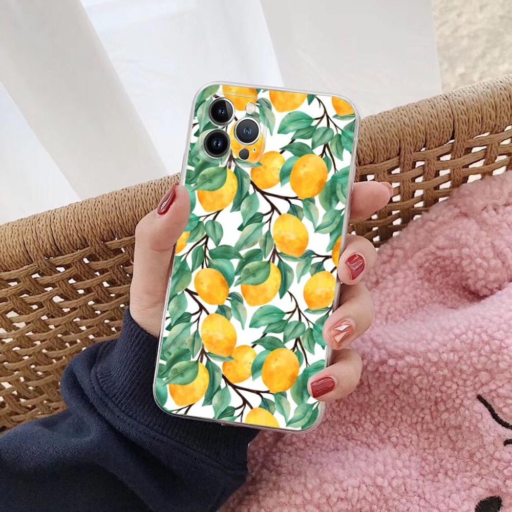 Summer Fruit Phone Case For iPhone 14 13 12 Mini 11 Pro XS Max X XR SE 6 7 8 Plus Soft Silicone Cover