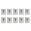 10 Pcs Cross Wire Rope Clip M10 Thread 316 Stainless Steel Cable Railing Cross Clamp for 3mm and Below
