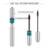 QIC Silver Tube Mascara Waterproof Slender Thick Curled Eyelash Primer 2 In 1 Double Effect Mascara