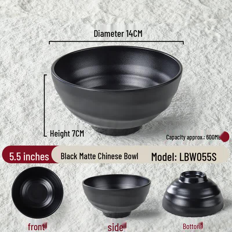 Japanese Style Melamine Ramen Soup Bowl