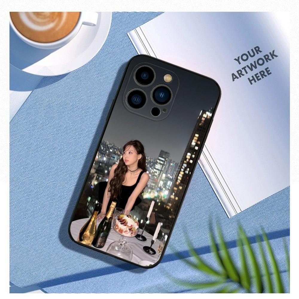 

Kpop N-Nayeon ABCD Phone Case For iPhone15,14,13,12 Mini 11 Pro XR,X,XS,MAX 7,8 Plus Silicone Cover Soft Black iPhone8plus