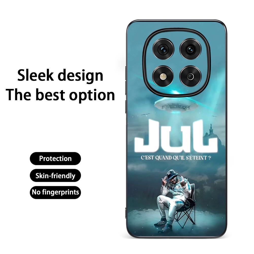 

Cool singer pop JuL logo poster Phone Case For Redmi Note 14 13 12 11 Pro Plus S 5G 14C A3 Soft Black Phone Cover Redmi Note14Pro 5G