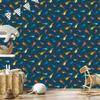 Colorful Modern Helicopters Wallpaper for Living Room and Bedroom 50x1000