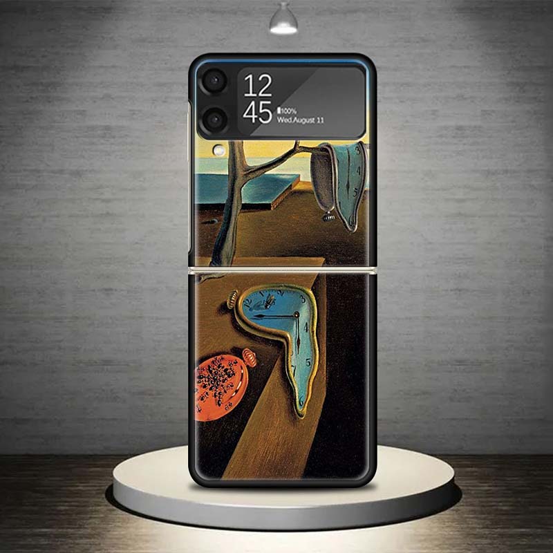 

Salvador Dali Art Phone Case For Samsung Galaxy Z Flip 7 6 5 4 3 5G Shockproof Cover Z Flip7 Flip6 ZFlip5 Flip3 Flip4 Luxury She Samsung Z Flip