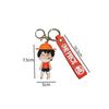 Perfect New Cartoon One Piece Key Chain Luffy Zoro Nami Usopp Chopper Robin Franky Brook Jinbe Children's Student Model Doll Bag Pendant