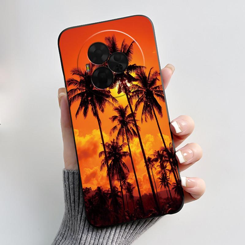 New Soft Black Casing For TCL NxtPaper 60 Ultra Green Cartoon Rabbit Pattern Shockproof Cover For TCL Ion X/TCL Ion V Case