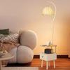 OEING Walnoot Vloerlamp met 3-kleurige Dimfunctie