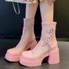 Damen Vielseitige Ausgeschnittene Mesh Martin Stiefel: Atmungsaktive Frühling/Sommer Knöchelriemen Sandalen 2025