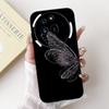 Beautiful Floral Painting Phone Case For Nothing Phone (3a) Pro Black Silicone Soft Cover For Nothing Phone3a 3a Pro Bumpers