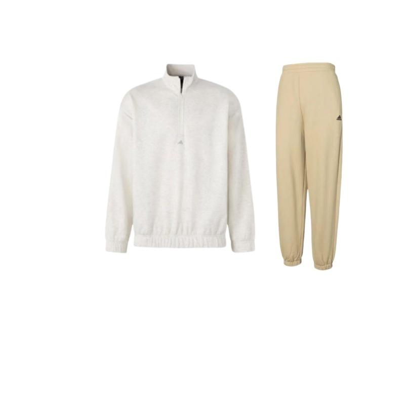 

Adidas The 2024 Collection Chapter 02 Series Letter Logo Half-Zip Stand Collar Long Sleeve Cuffed Pants Casual Sports Set Unisex Sets IV7609+-IW1625 XXL