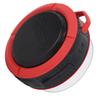 Suction Cup Bluetooth Speaker 3.7v 500mah IP65 Waterproof Portable Wireless Speaker for Bathroom Outdoor Red
