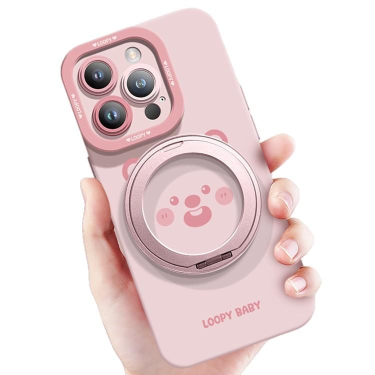 Ruby Is Suitable for Apple 16promax Mobile Phone Case, the New iPhone16e All-inclusive Lens 15 Magnetic Bracket 14p.