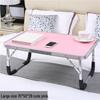 ZISIZ Aluminum Alloy Foldable Laptop Bed Desk