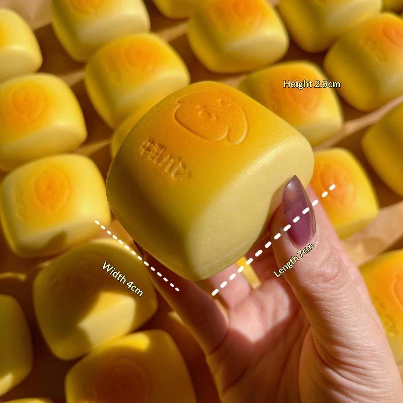 Squeeze Fidget Stress Relief Toy 1Pcs Super Soft Simulated Milk Bread for Family Parent-child Interactive Game