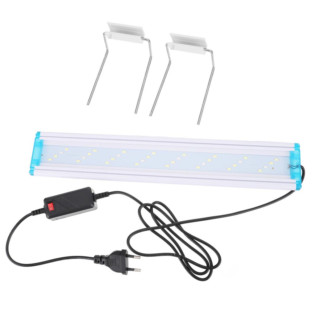 1Pcs Fish Tank LED Light Color Changing Aquarium Lamp for Aquatic Plants Buckle Design Easy Install Eu Plug Aquarium LED Light