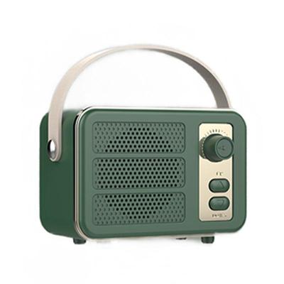 Retro Bluetooth-compatible 5.0 Speaker Creative Type-c Rechargeable Portable Wireless Vintage Small Speaker