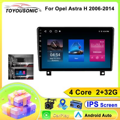 Android 13 Car Radio For Opel Astra H 2006 - 2014 Wireless Carplay Auto DSP Multimedia GPS Viedo Player Head Unit Navigation DVD