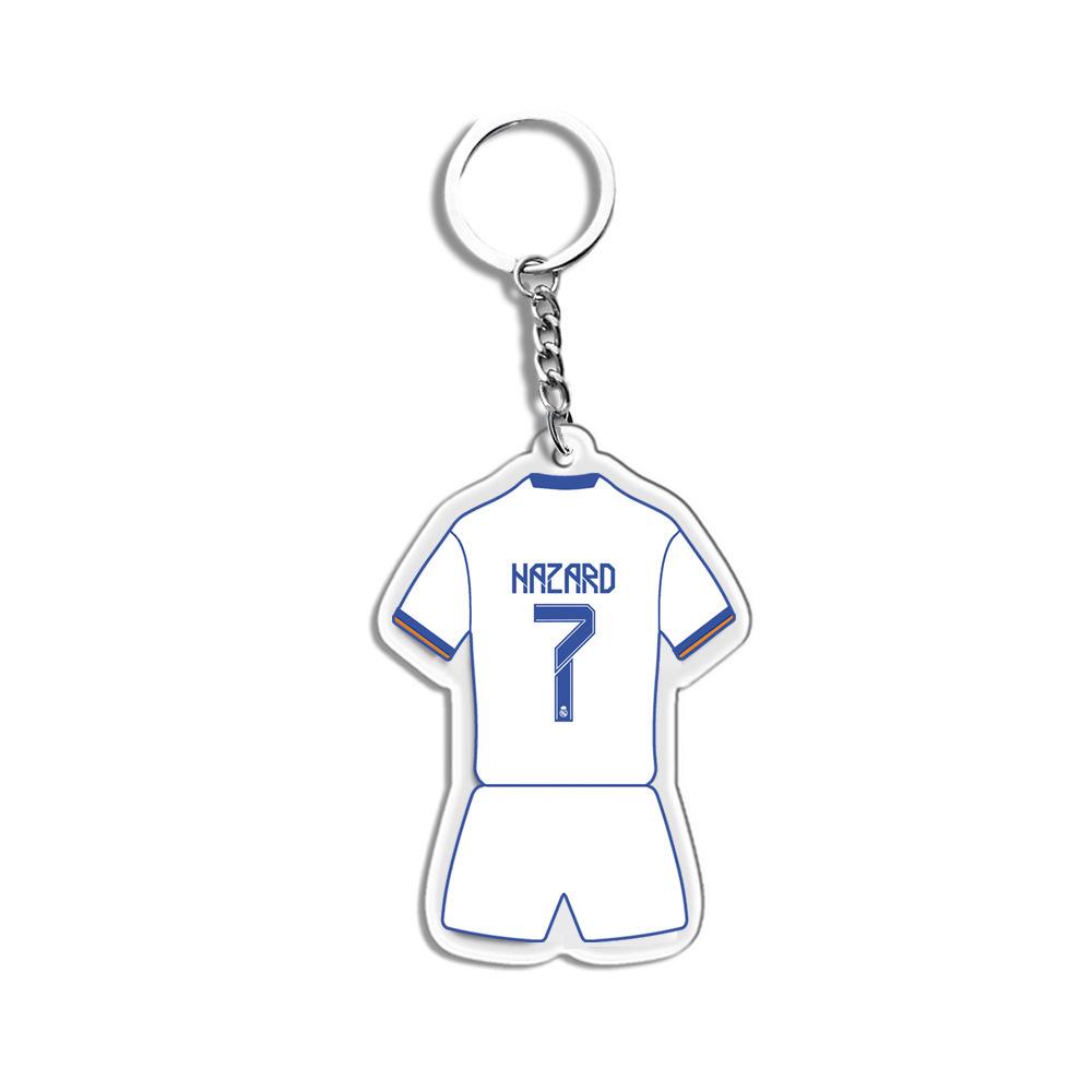 Porte-clés Joueur Étoile: Messi, Ronaldo, Neymar - Souvenirs et Cadeaux de Football en Acrylique