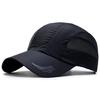 Quick Drying Mesh Hat Man Sun Protective Hat Outdoor Sports Fishing Baseball Hat