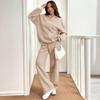 Women's Casual Warm Hoodie Casual Pants  Winter Sports Suit