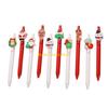 W89C 5/10x Santa Gel Pen Neutral Pen Gel Pen Christmas Writing Pen Stationery Pen