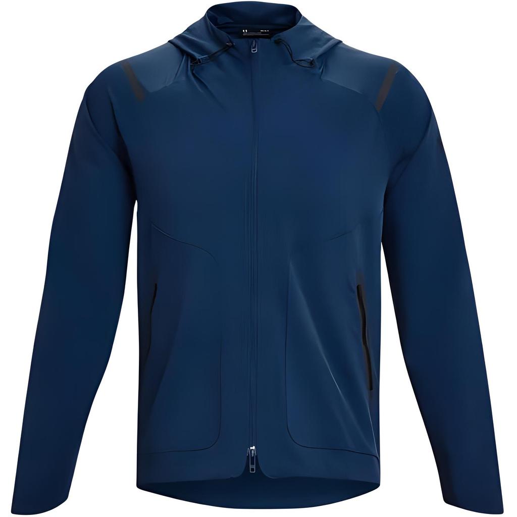 Under Armour Team Solid Color Casual Long Sleeve Jacket Men Jacket Blue 1370494-426