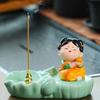 Tang Dynasty Lady Cartoon Girl Incense Burner Creative Cute Sticks Incense Tray  Studio