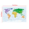 Wall Map Theme Series Background Cloth World Map Poster Wall Decor School Travel Supplies