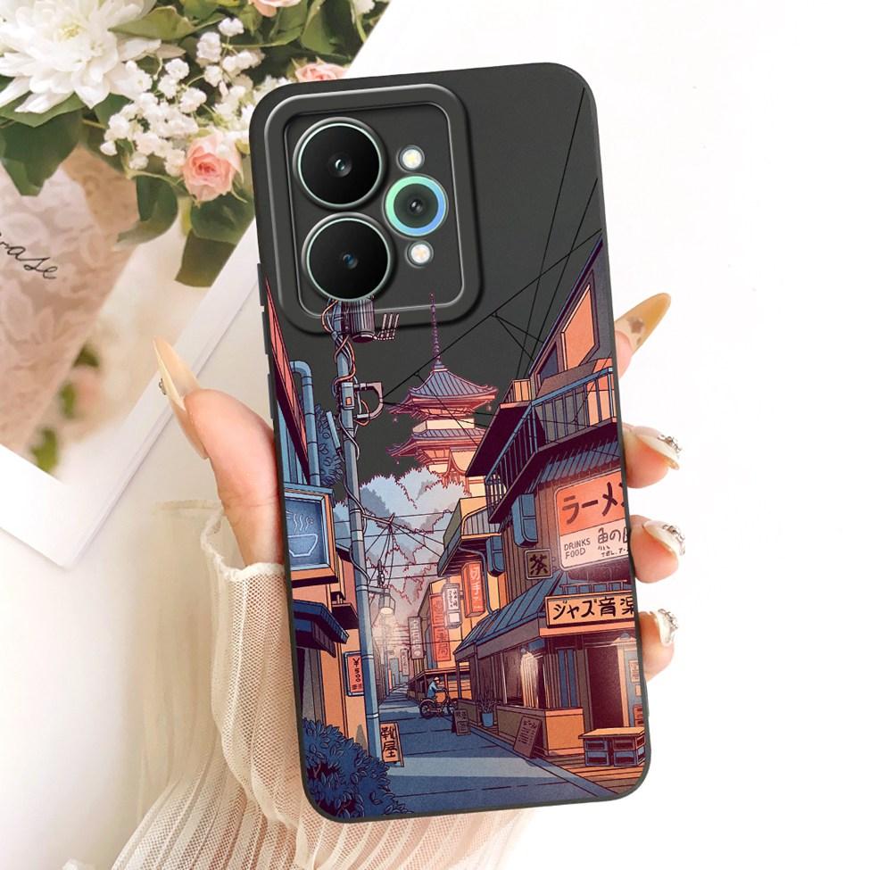 Cover For Realme 15 Pro Casing RMX5101 Silicone Luxury Fashion Flowers Kawaii Cute Painted Shockproof Phone Case