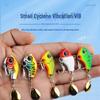 Long-Distance Casting Vib Lure: Rotating Sequin Cyclone for Sea Fishing & Perch
