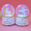 Unicorn Crystal Ball Music Box - Snowing Music Gift for Girls' Birthdays, Best Friends, and Classmates