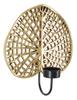 Wall Candle Holder Lotus 20X8X22.2 Cm