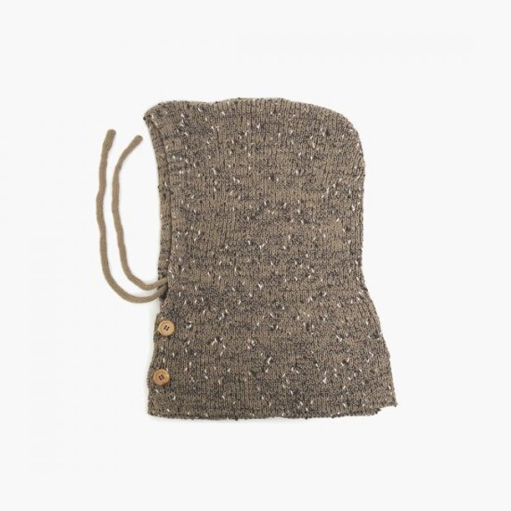 New Arrivals Open Run Bokashi Ribbon String Button Neck Warmer Fake Hood Balacl