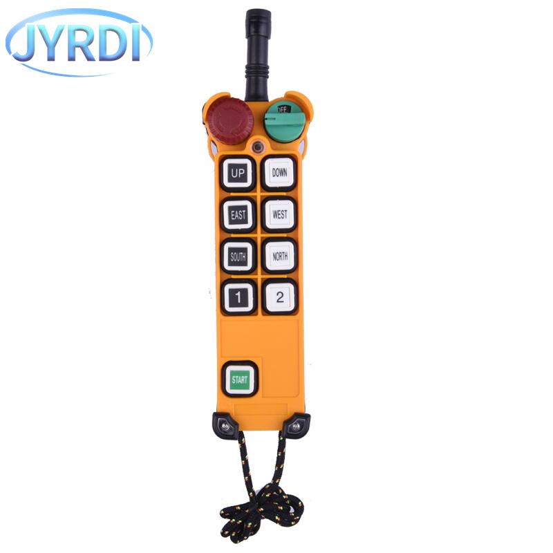 F24-8D Double Speed Industrial Wireless Radio Crane Remote Control Switches  Hoist Overhead Bridge Crane Lift Controller
