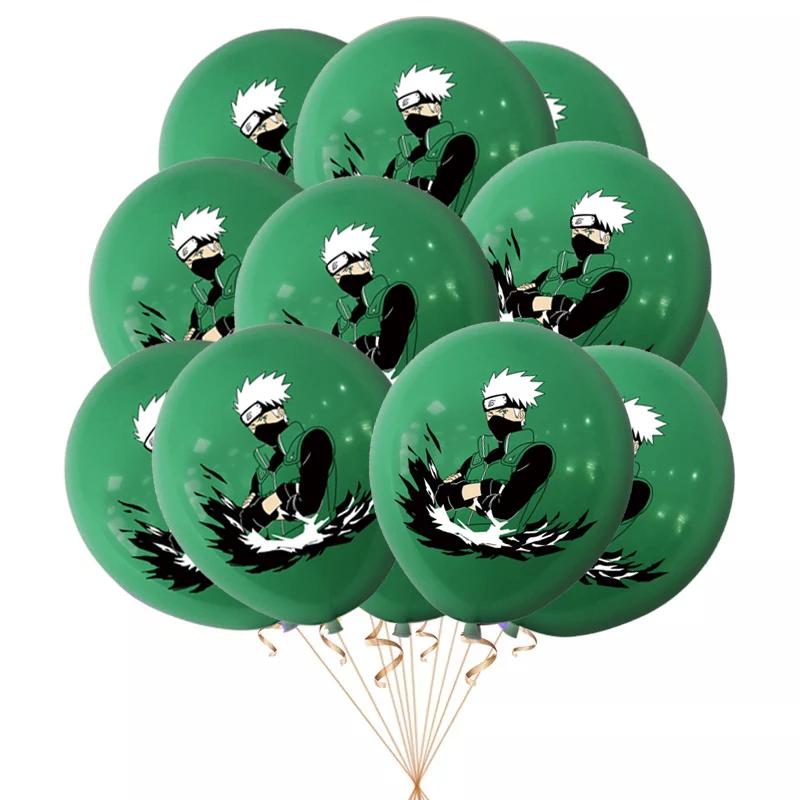 New 12pcs 12Inch Naruto Latex Balloon Party Supplies Video Game Party Balloon Balloons Kids Birthday Party Dcorations Gift Toys