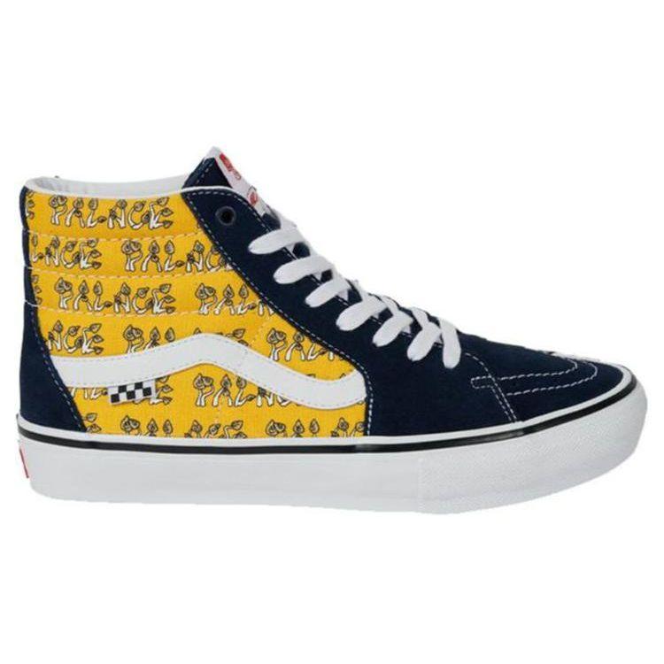 Vans Palace x Skate Sk8-Hi Shroom Pack - Yellow Unisex Sneakers VN0A4BWBA8L