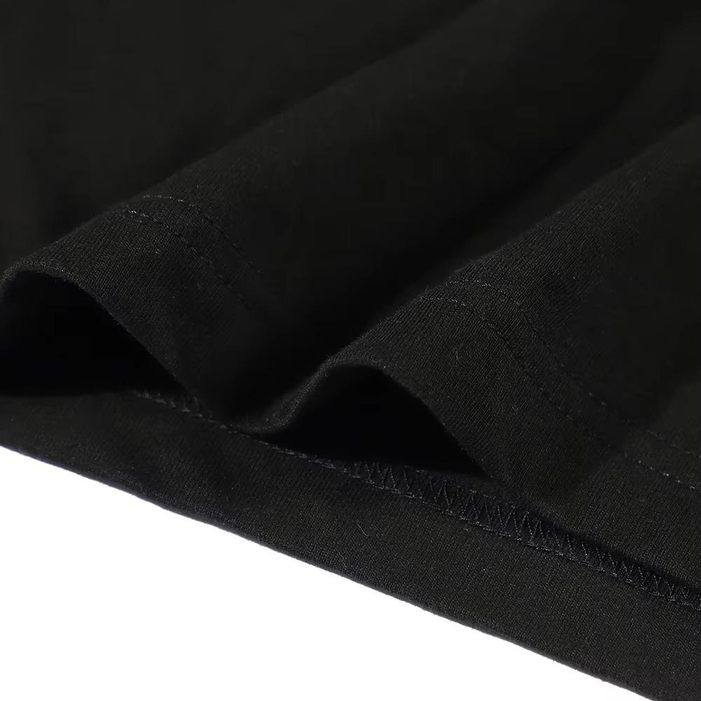 Funny Knife Cat Cartoon Printed T-Shirt Men Fashion Casual Short Sleeves Loose Oversized Cotton Tshirt Summer Breathable Tees