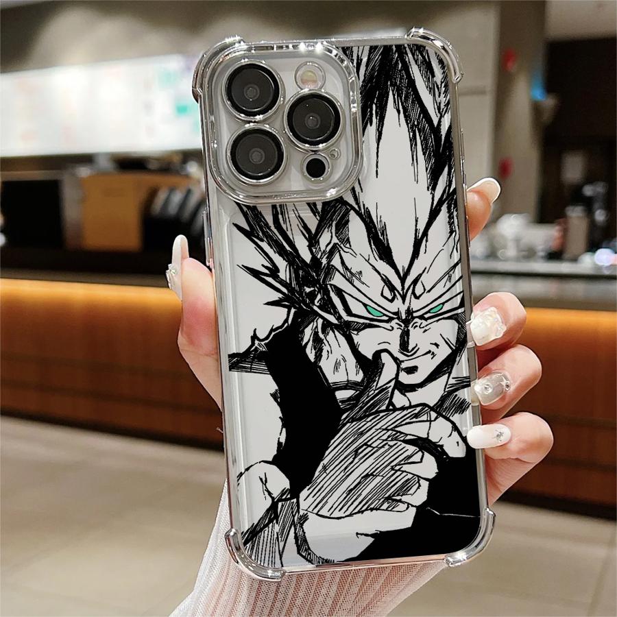 Case for Apple iPhone 15 13 14 Pro 11Pro XR 16Plus XS MAX 12 16 11 15Pro Max Soft Cover Super Vegeta Dragon Ball