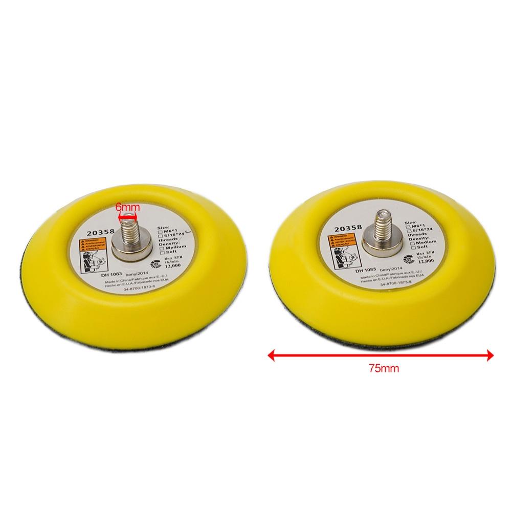Sanding Pad 2Pcs Equipment For DA Air & Power Sanders