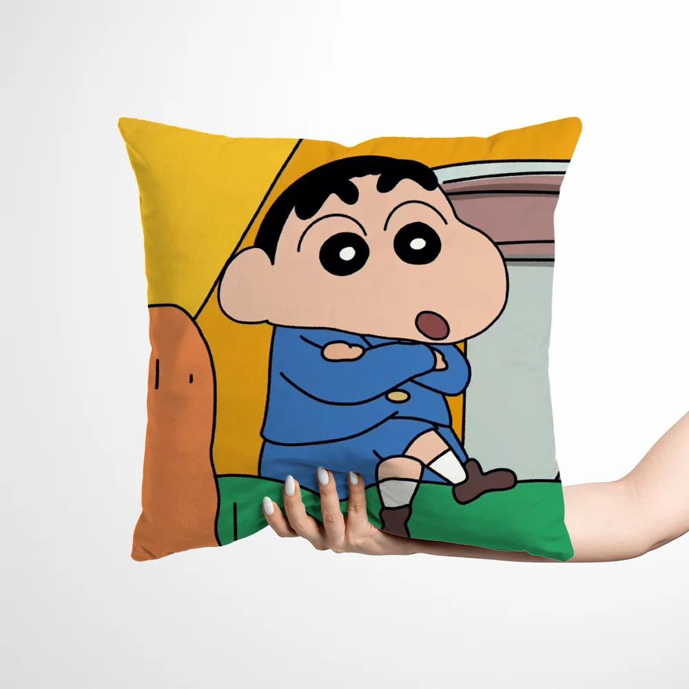 Cartoon Throw Pillow Covers Living Room Decoration Printed Sofa Cushion Cover Polyester Soft Pillowcase