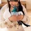 Soft Material Simulated Pigeon Plush Toy High Quality Realistic Pigeon Plush  Halloween Gift