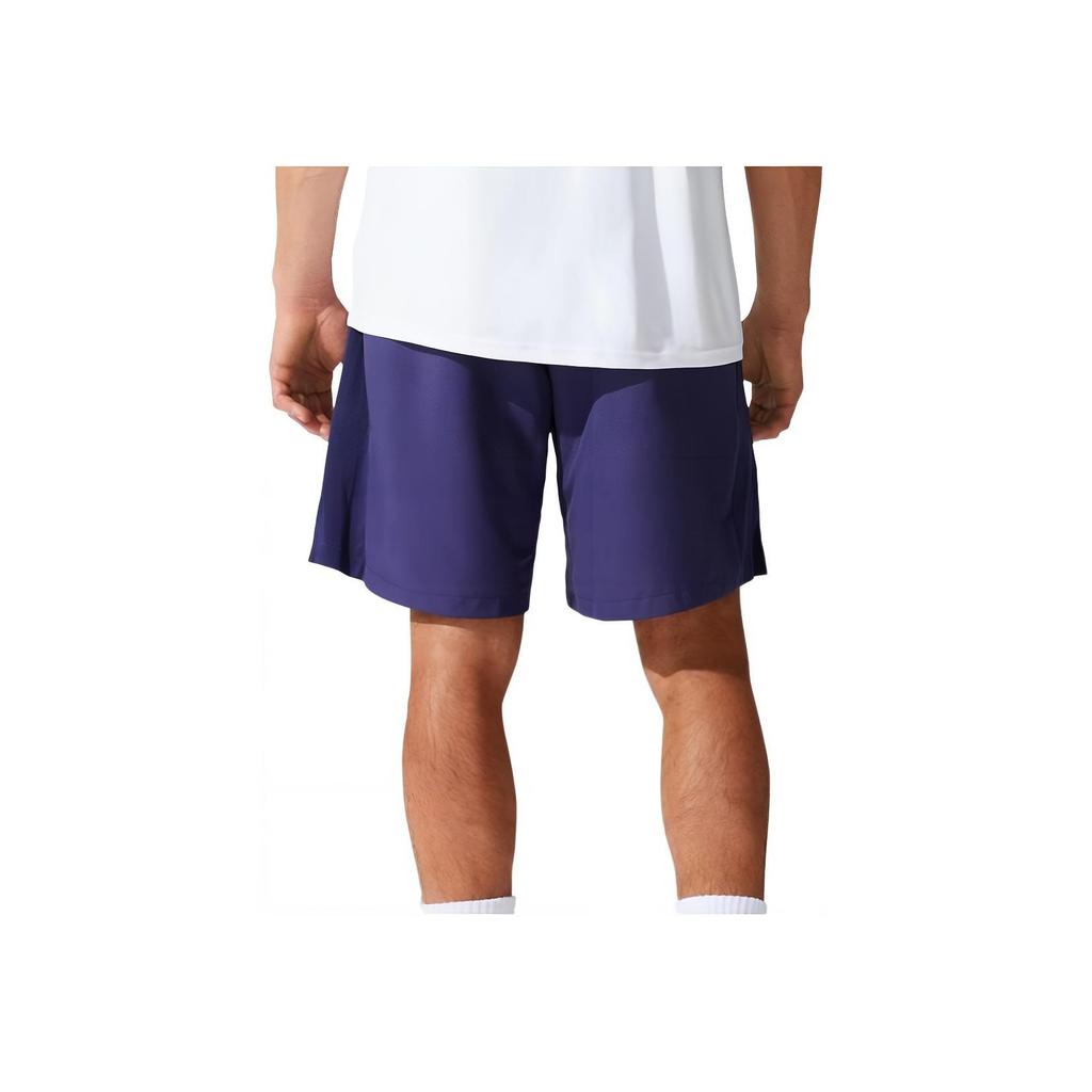 Asics Solid Color Printed Straight Casual Shorts Men Shorts Blue 2041A176-400