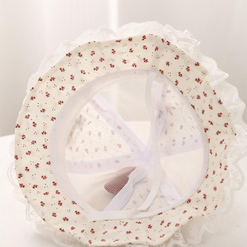 Cute Summer Baby Girl Bucket Hat Breathable Mesh Sun Protection Outdoor Travel Cap for Infants and Toddlers