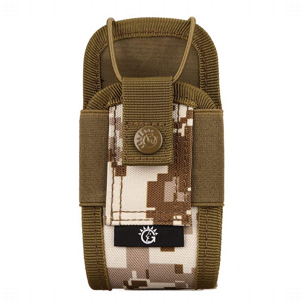 Phoenix Ikki Tactical Outdoor Case Pouch Holder for Handheld Molle System Desert Digital Camouflage Walkie-Talkie Radios, Pouch,